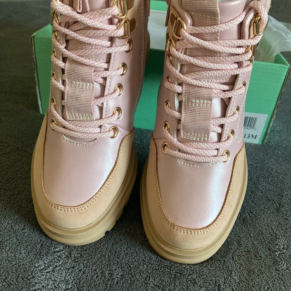 MIA Girl Pink and Tan Boots - Picture 4 of 4